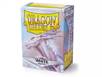 Sleeves Dragon Shield Standard - Matte White - 100ks