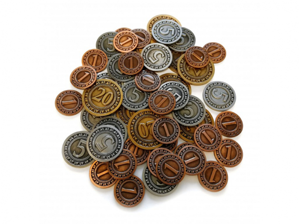 Sada univerzálnych kovových mincí (50 ks)