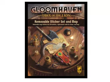 Gloomhaven - Jaws of Lion Removable Sticker Set & Map