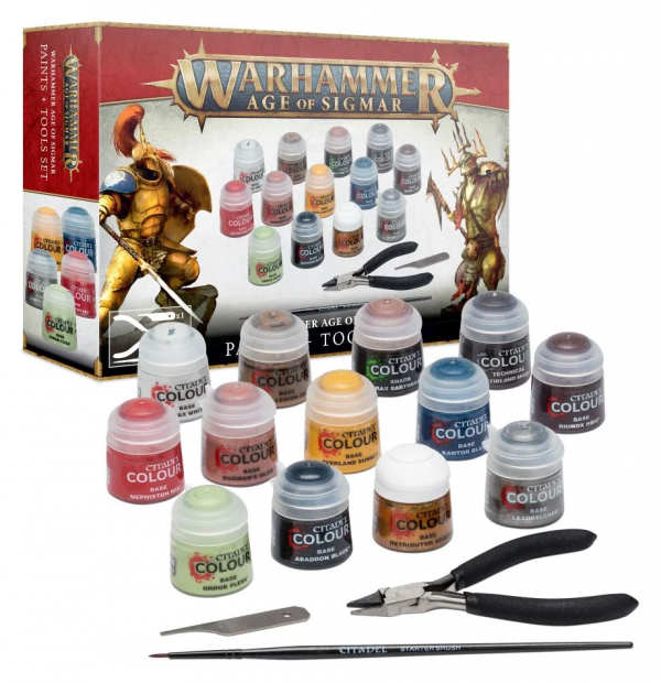 Warhammer Age of Sigmar Paints and Tools Set 2021