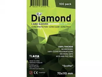 Obaly na karty Diamond Lime: Scythe (70x110 mm)