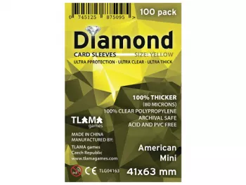 Obaly na karty Diamond Yellow: American Mini (41x63 mm)