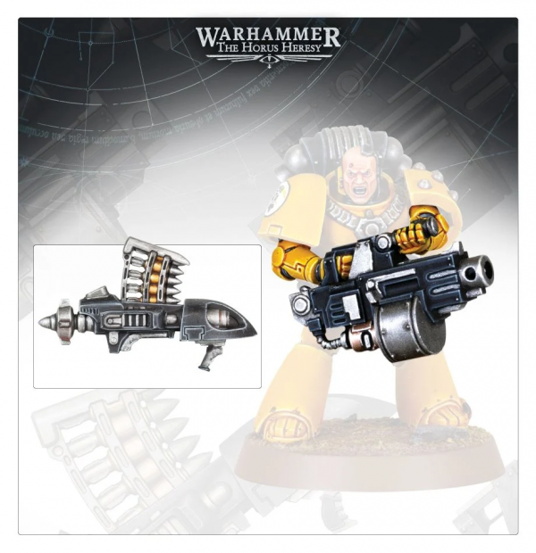 Warhammer Horus Heresy: Heavy Weapons Upgrade Set – Missile Launchers and Heavy Bolters