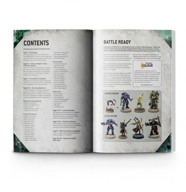 Warhammer 40000: Chapter Approved: War Zone Nephilim Grand Tournament Mission Pack