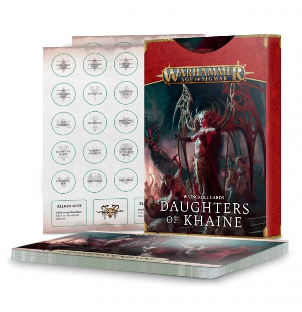 Warhammer Age of Sigmar: Warscroll Cards: Daughters of Khaine