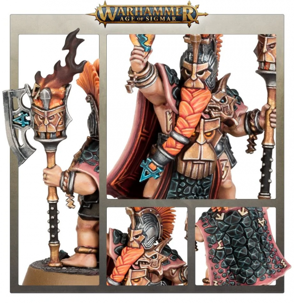 Warhammer Age of Sigmar: Fyreslayers : Auric Flamekeeper