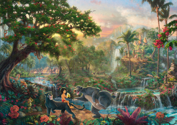 Puzzle: Disney: Kniha džunglí 1000