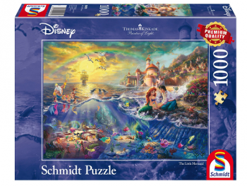 Puzzle: Disney: Malá morská víla Ariel 1000