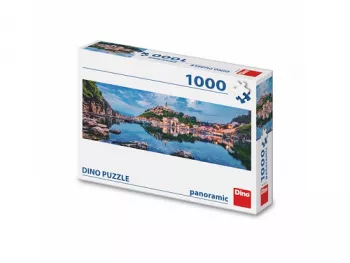 Puzzle: Ostrov Krk (panorama) 1000