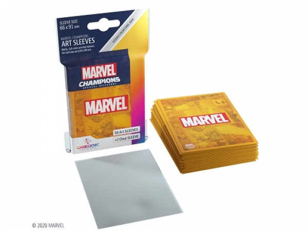 Marvel Champions: Art Sleeves - Marvel Orange (50+1 Sleeves)