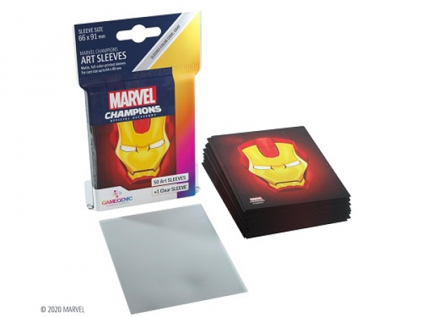 Marvel Champions: Art Sleeves - Iron Man (50+1 Sleeves)