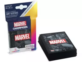 Marvel Champions: Art Sleeves - Marvel Black (50+1 Sleeves)