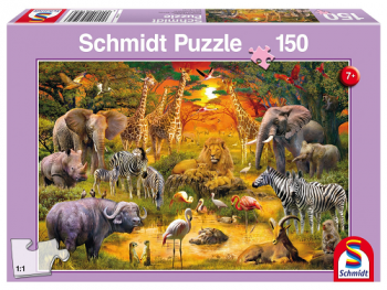 Puzzle: Africké zvieratá 150