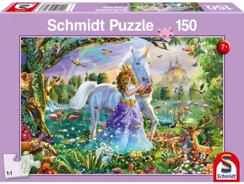 Puzzle: Princezná s jednorožcom 150