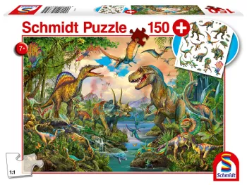 Puzzle: Dinosaurs 150 + tattoos