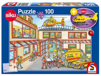 Puzzle: Záchranná helikoptéra 100