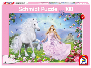 Puzzle: Princezná jednorožcov 100 