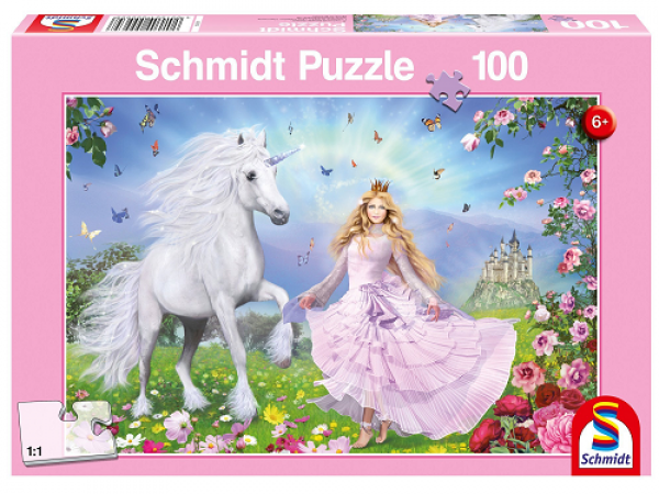 Puzzle: Princezna jednorožců 100