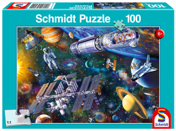 Puzzle: Vesmírná zábava 100
