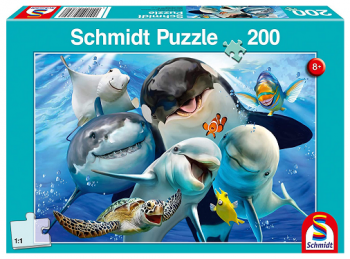 Puzzle: Podvodní priatelia 200 