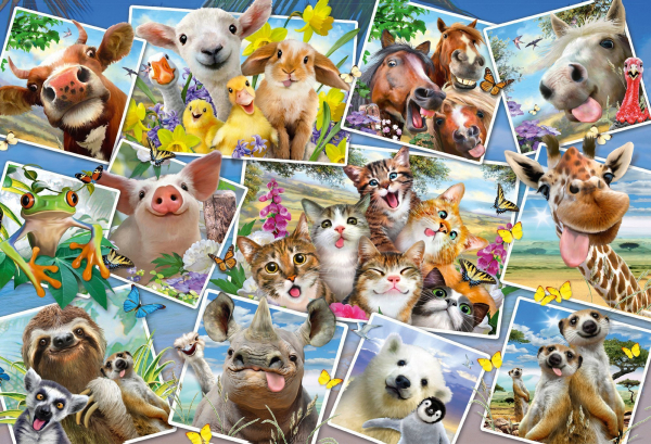 Puzzle: Zvieracie selfie 200