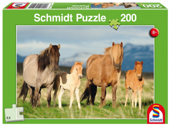 Puzzle: Koňská rodina 200 