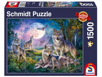 Puzzle: Rodina vlkov 1500