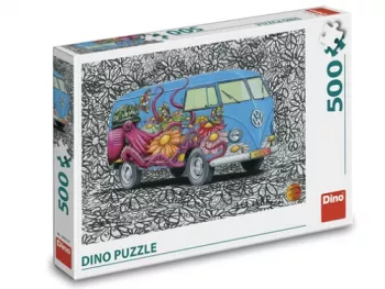 Puzzle: Hippies VW 500