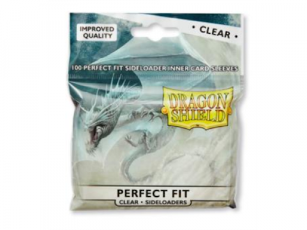 Sleeves Dragon Shield Standard Perfect Fit - Clear/Clear (100 Sleeves)