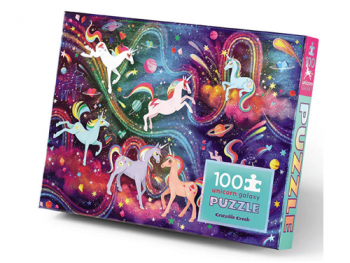100-Piece Holographic Puzzle - Unicorn Galaxy
