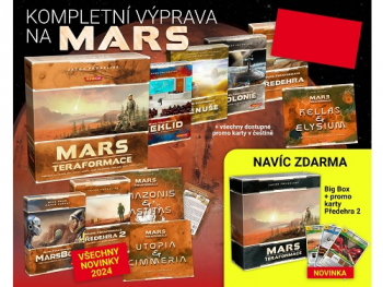 Mars: Teraformace CZ - kompletní sada + Big box a promo karty zdarma