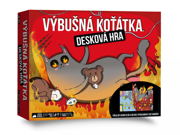 Výbušná koťátka: Desková hra