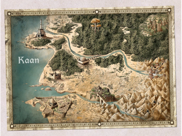 Fateforge Chronicles of Kaan Map of Kaan