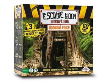 Escape room - úniková hra Rodinná edícia - poškodená krabica